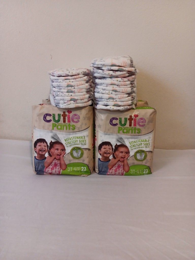 Training Pants 3-4 T four bags of 23 units plus 24