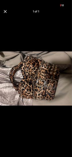Cheetah print purse