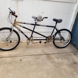 26" Tandem Bicycle Little Rust But Drive 