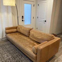 Leather Couch Sofa