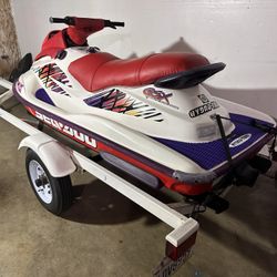 1997 Seadoo GSX + 2006 Shorelander PWC1400 Trailer