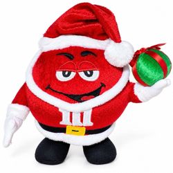 Gemmy M&M’s Red Santa Singing Dancing Plush I’m Sexy and I Know It Works