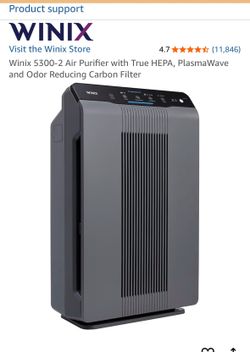 Air purifier with hepa filter
