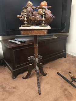 Antique accent table