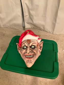 Creepy Evil Elf Halloween Latex Mask NEW!