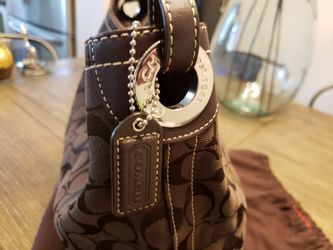 Coach Brown Leather Hobo Bag