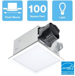 Delta Breez Bathroom Fan 100 CFM with LED Light ITG100ELED