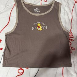 Winnie The Pooh Shrunken Tank Top 