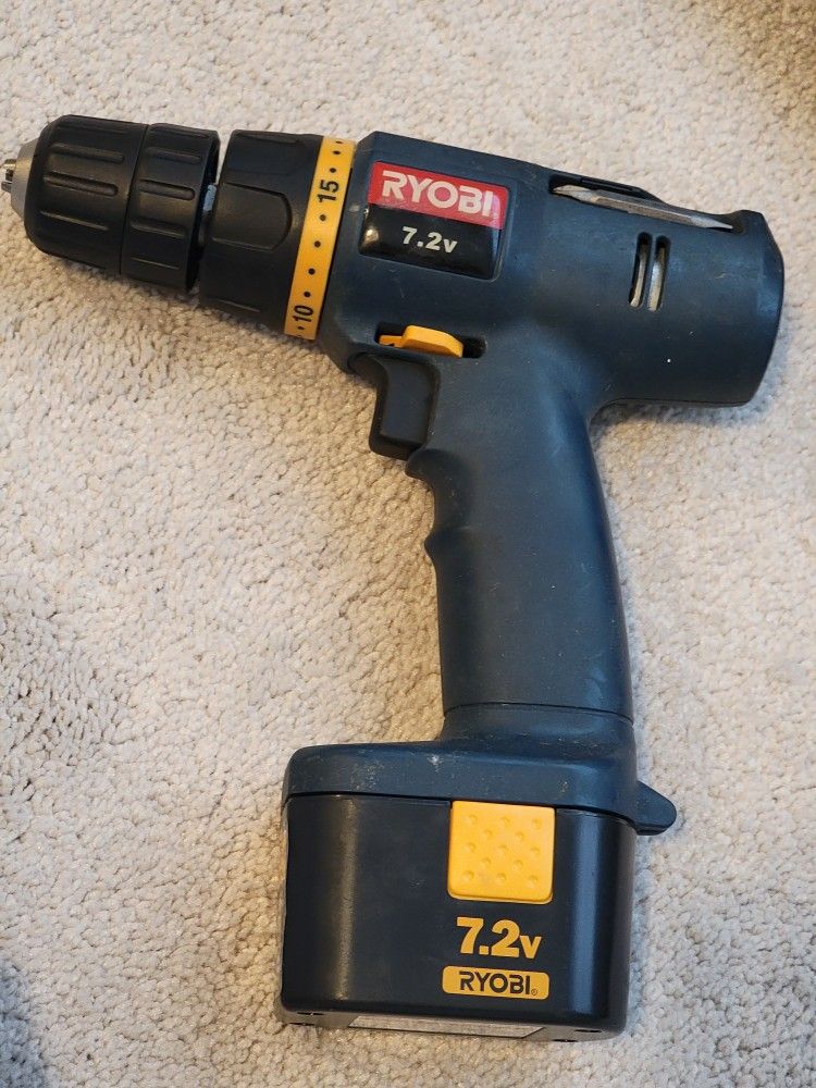 Ryobi SA720 7.2V Drill Tool & Battery Only