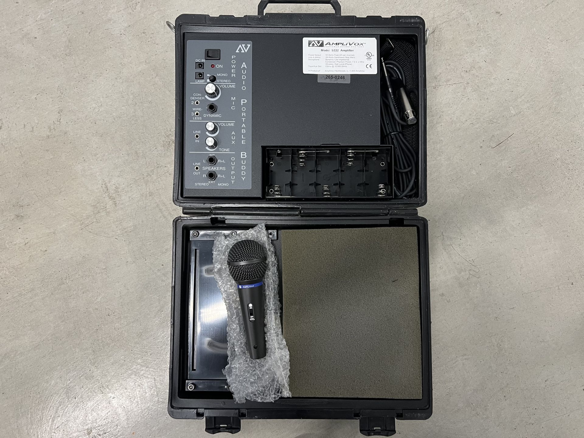 AmpliVox S222 Portable Sound System Amplifier with Microphone