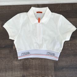 Heron Preston’s White Cropped Top