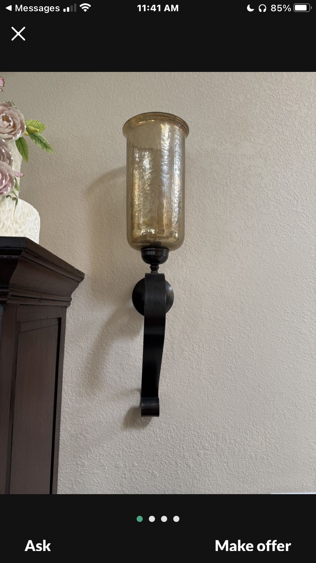 Large Sconces Set Of 2