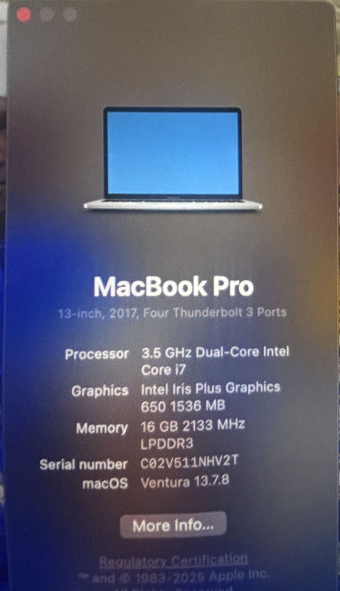 MacBook Pro 2017
