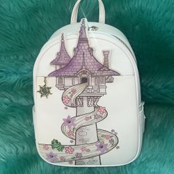 NWT Disney Princess Rapunzel Tower Loungefly Featuring Pascal
