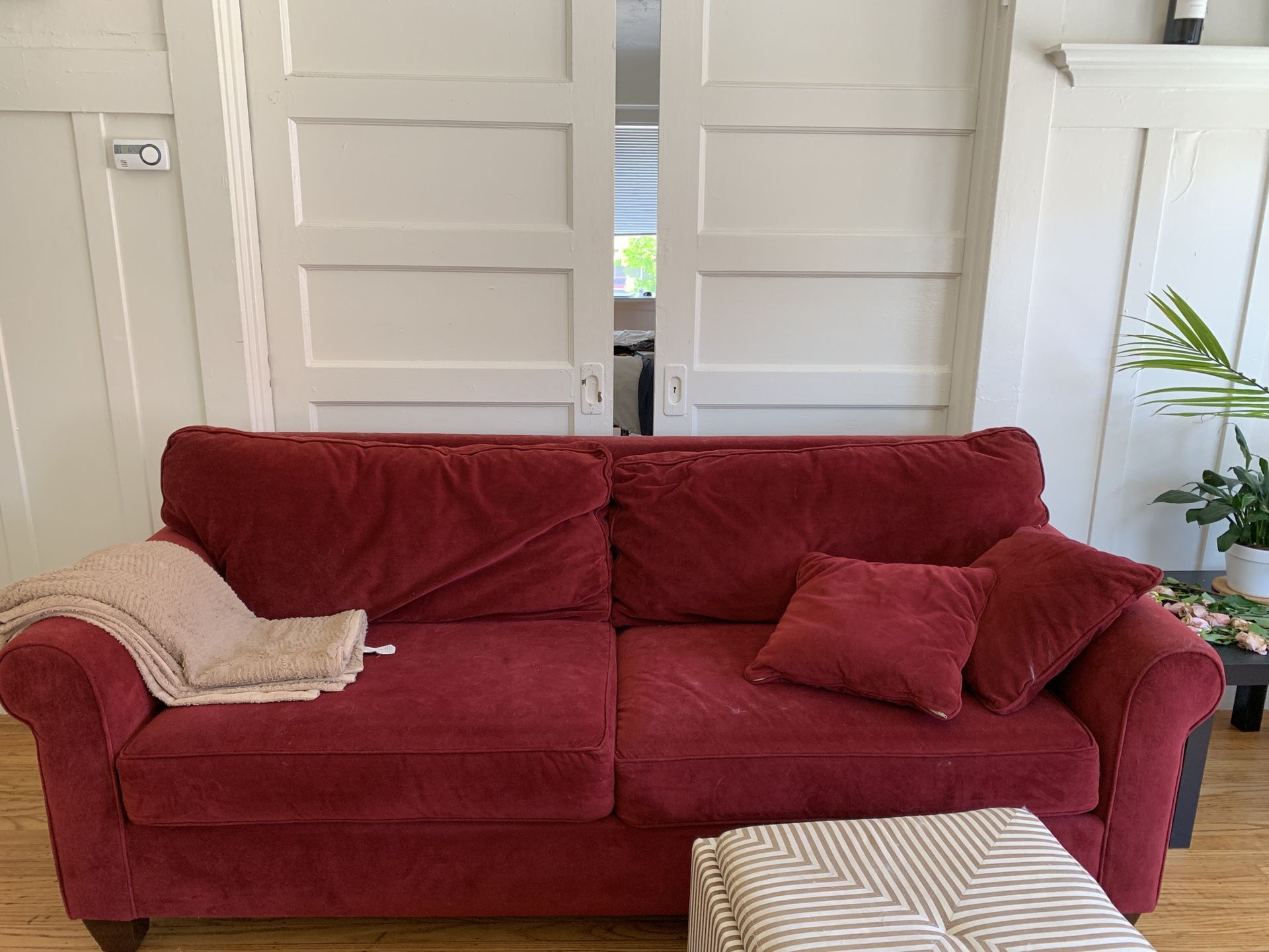 Red couch - $30