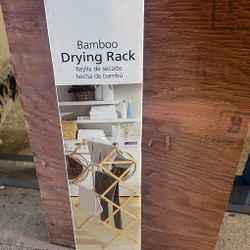 Bamboo drying rack brand new in box