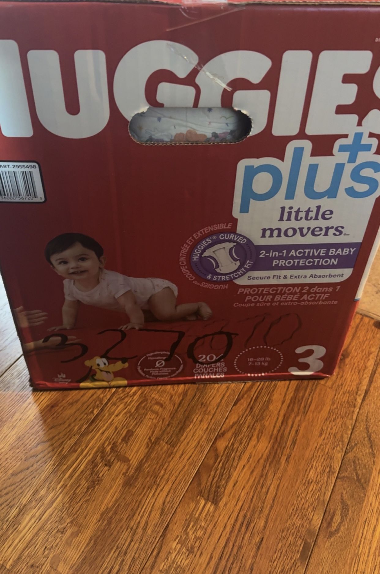 Size 3 Huggies +plus