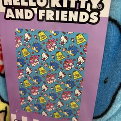 Hello Kitty and Friends Throw Blanket