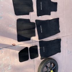 Genesis G80 or Hyundai Genesis Sedan Floor mats and Spare Tire 19’’ with Kit Tools
