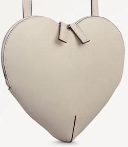 RADLEY LONDON Heart Street Medium Leather Crossbody Bag Salt NWT