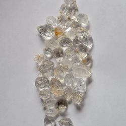 50pcs. Natural Herkimer Diamond Lot Gemstone Lot CRYSTALS RARE 