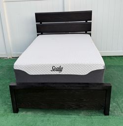 Beautiful full bed with mattress and Free Boxspring can be delivered for an additional cost Price 150