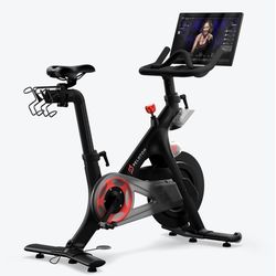 NEW peloton bike & 3lb weights