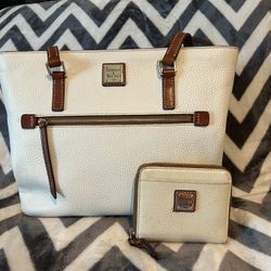 Authentic Dooney And Burke  Bag With Wallet