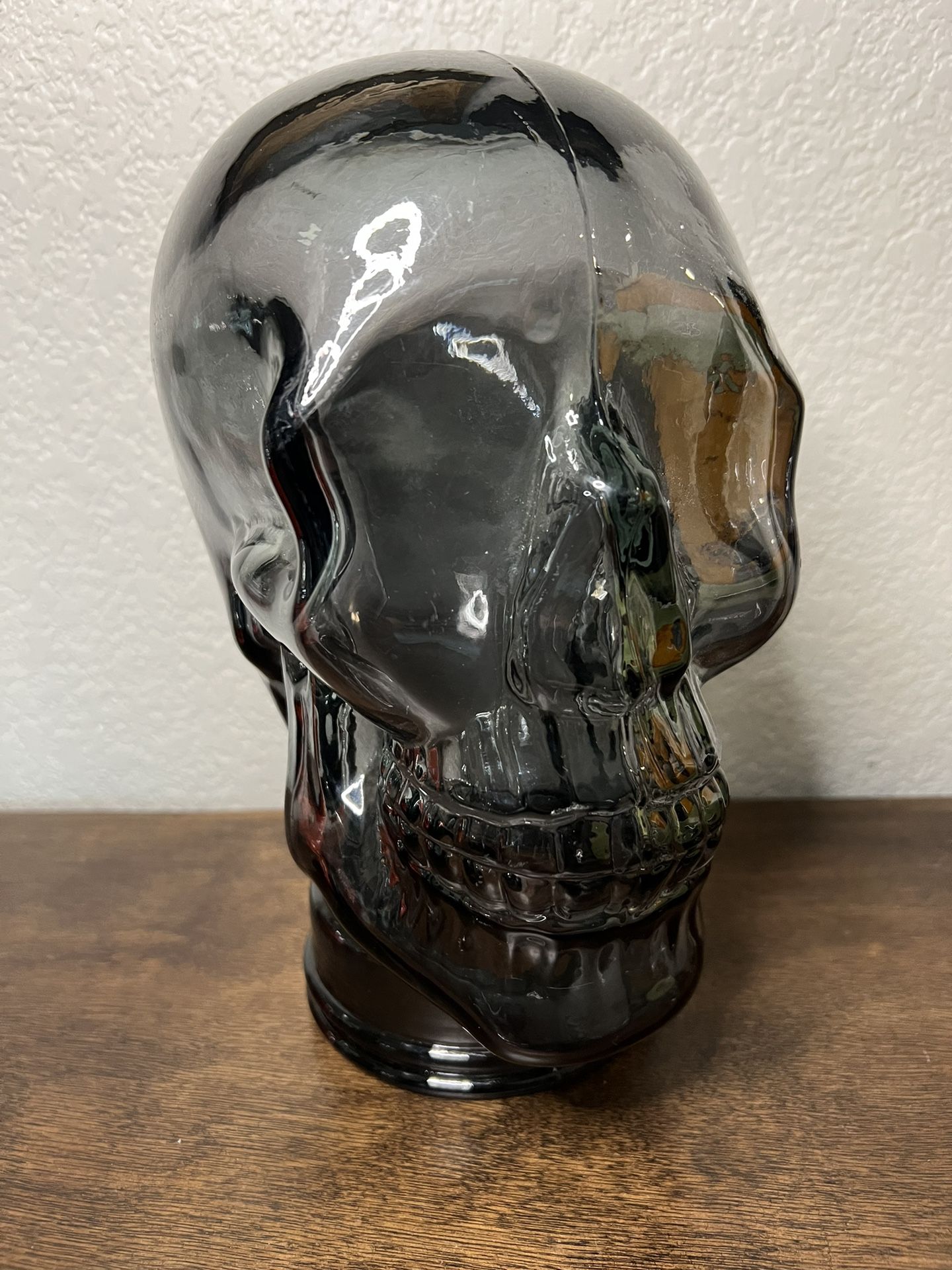 Large Glass Skull Head By Vidrios San Miguel