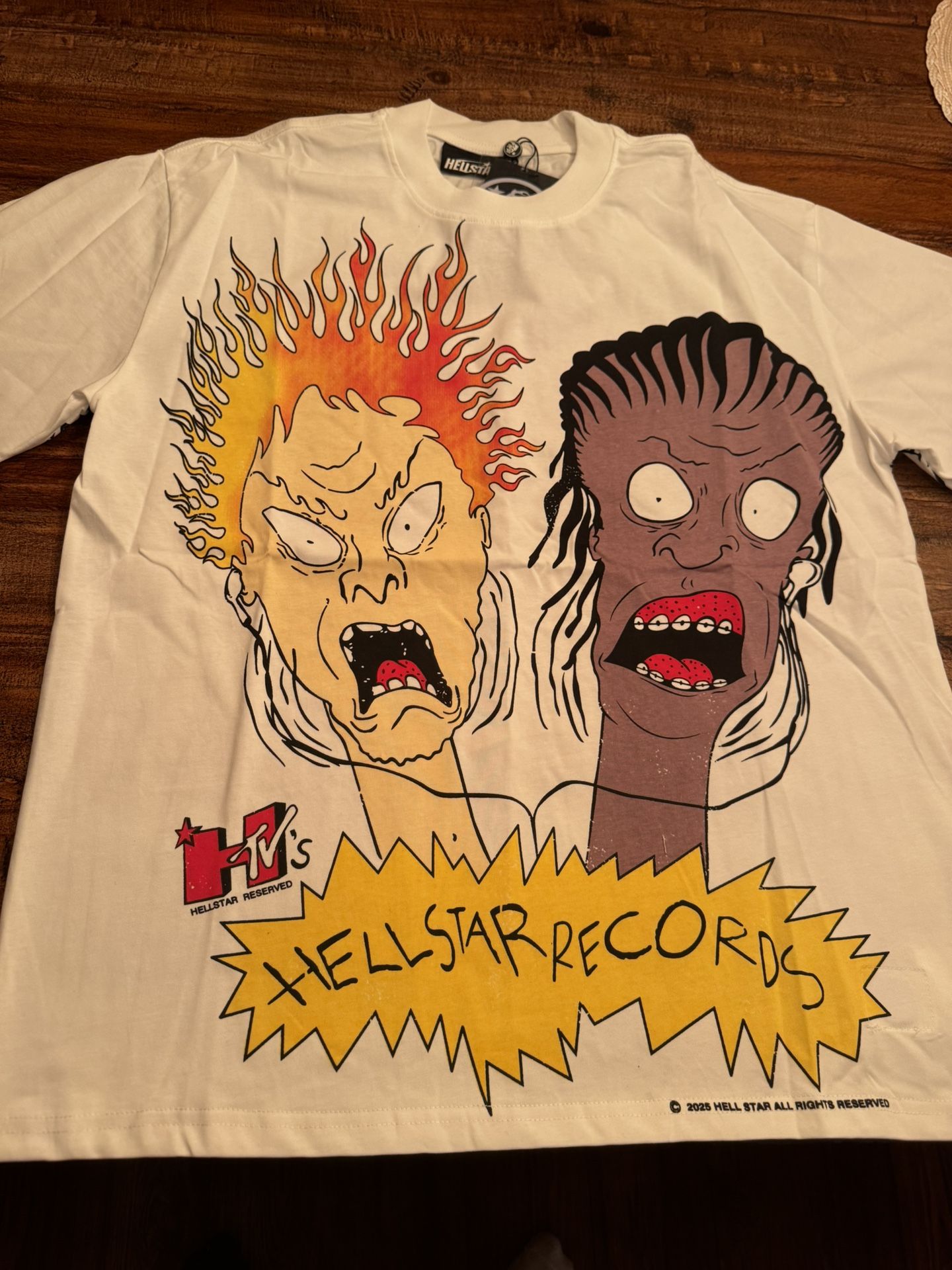 Hellstar X Bevies & Butthead Shirt XL