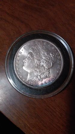 1884 Carson city Morgan silver dollar