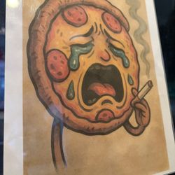 Existential Slice – Framed 9x10 Pop Art Print