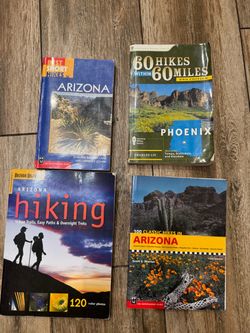 Arizona Hiking Guide Books Lot of 4
