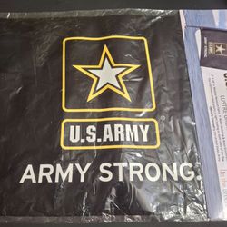 "NEW " U.S. ARMY-ARMY STRONG 12 X 18 Flag W/Graphics On Both Sides, Nylon Webbing & Brass Grommets-Officially Licensed By The United States Army