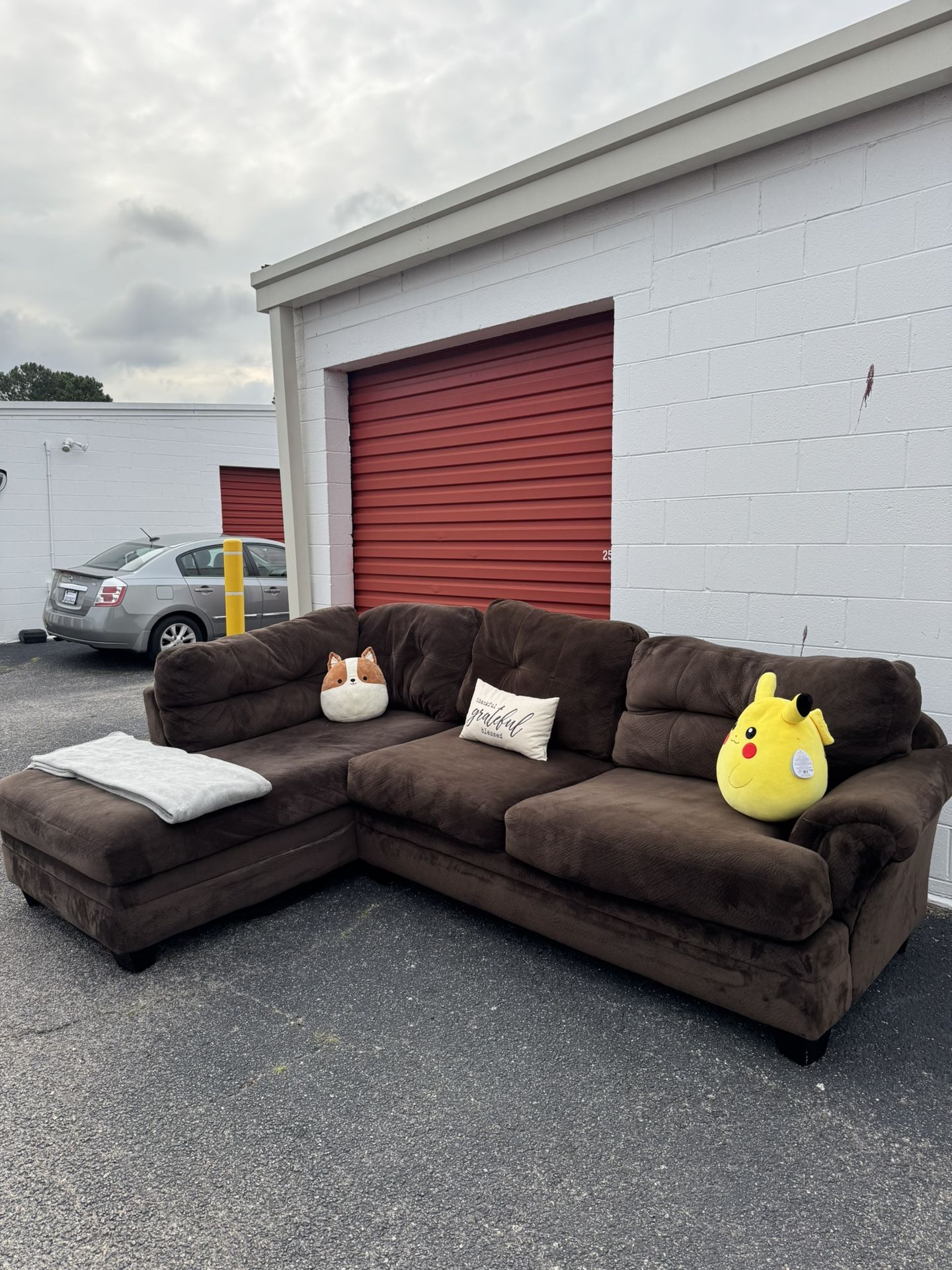 Brown Sectional Couch sofa