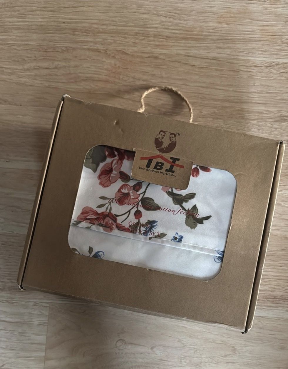 Queen Sheet Set 100% Organic Cotton