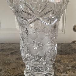 Floral Glass Vase 