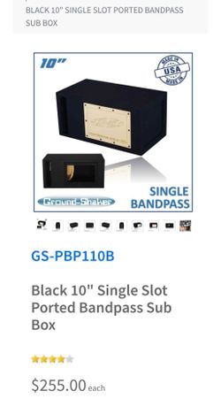 Ported Bandpass 10 Sub box