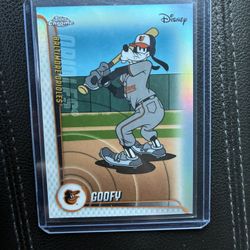2025 Topps Chrome Update Mickey and Friends Goofy (Orioles) SSP Case Hit