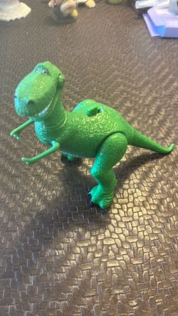 Disney Thinkway 5 Inch Toy Rex W/ Moving Legs & Clamping Jaw