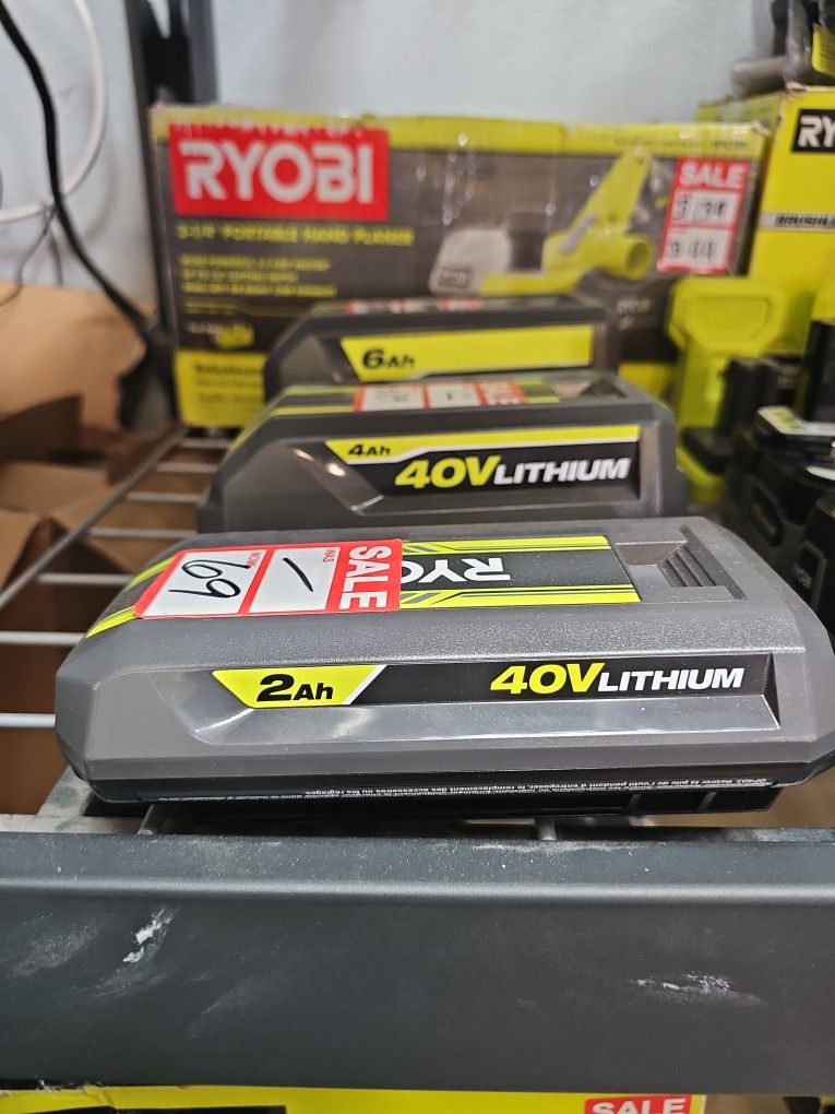 Ryobi 40v Batteries