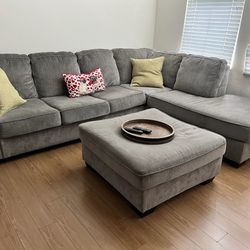 Sectional Couch With Pullout Bed And Ottoman 
