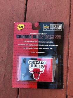 Chicago Bulls team set 1997 to 98 collectors choice
