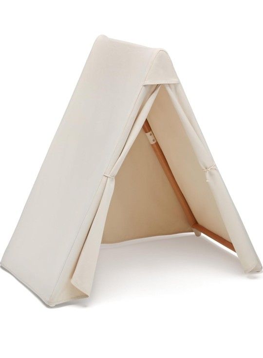 Lalo Play Tent - Indoor Tent for Kids and Toddlers, Made of FSC Certified Beechwood & Natural Canvas, Easy Setup, Perfect Indoor Kids Fort for Imagina