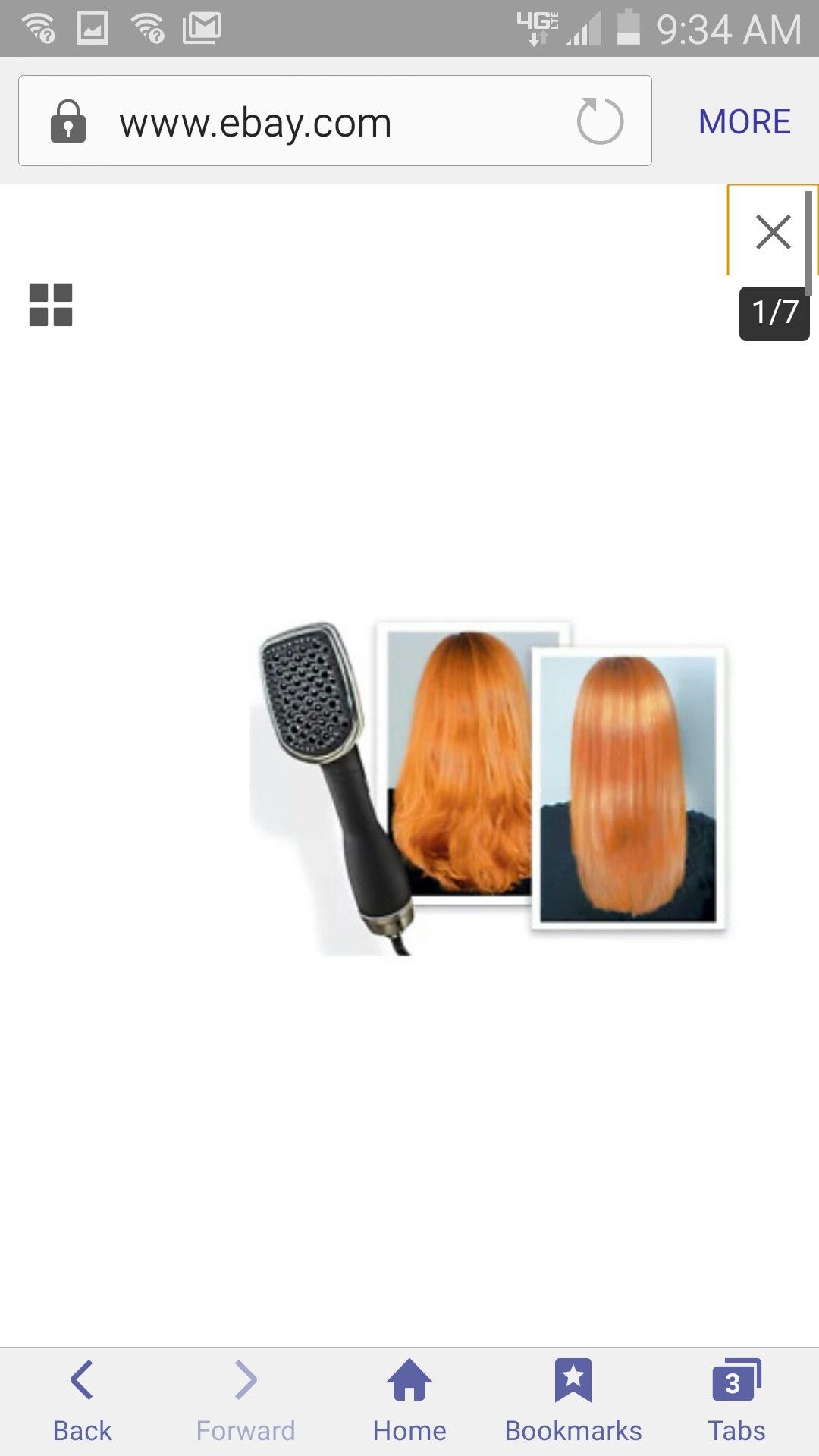 Infinity gold blower shop brush