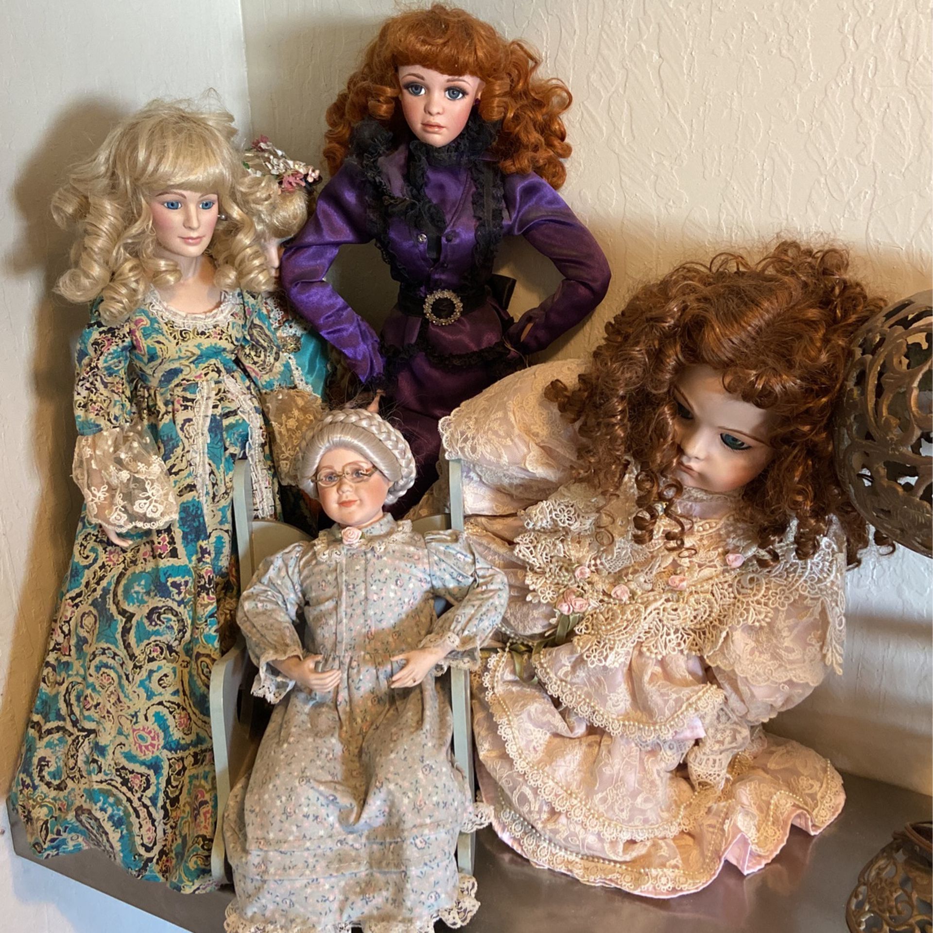 Beautiful vintage dolls