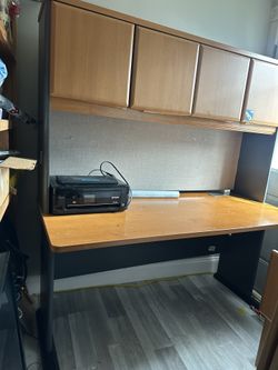 Office Desk And printer 