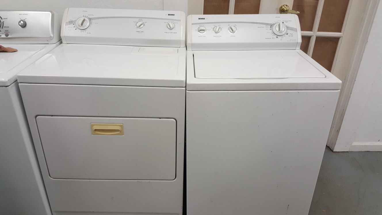 Kenmore Super Capicity Plus Washer and Dryer Set