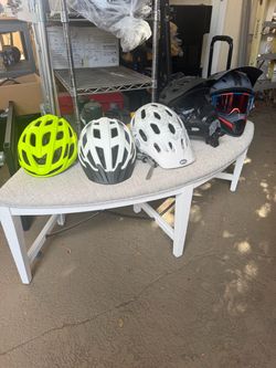 Mountain bike helmets