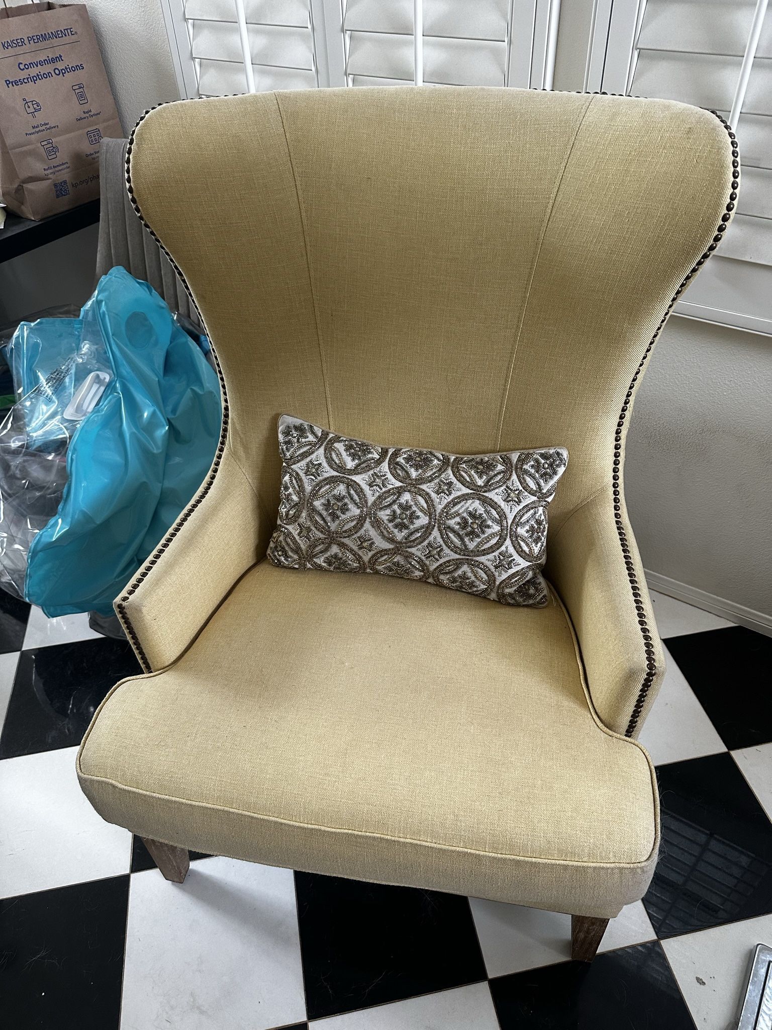 Large Yellow Chairs